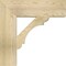 Ekena Millwork Olympic Block Rough Sawn Bracket, Douglas Fir, 6"W x 24"D x 24"H BKT06X24X24OLY05RDF - alternate 3